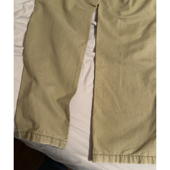 BKE Mens Khaki Chino Pants Tan Straight Leg Cotton Casual Trousers 32R - Picture 13 of 16
